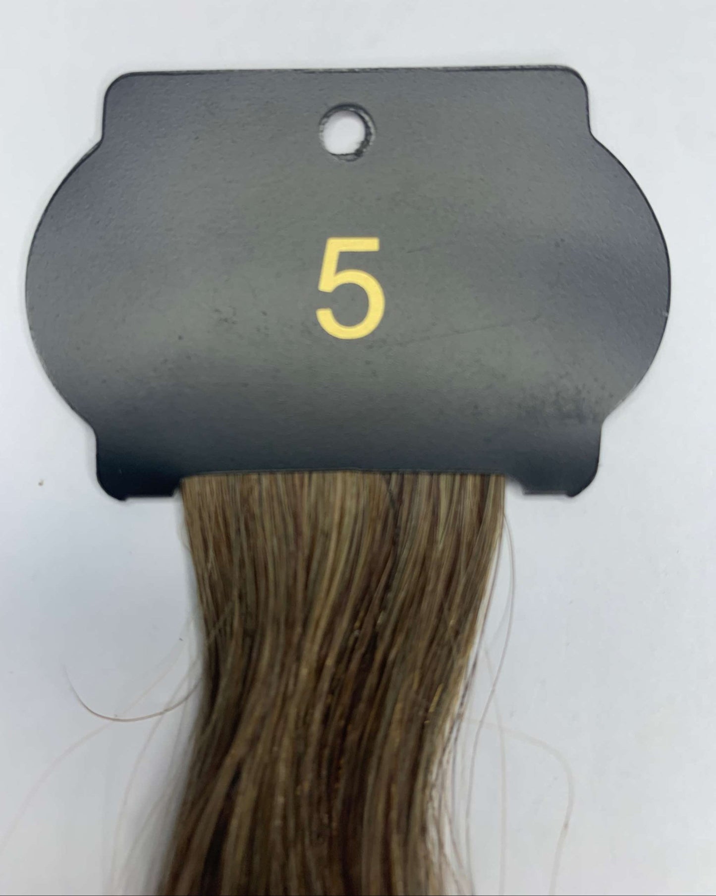 26-inch 6D hair extensions sample, color #5.