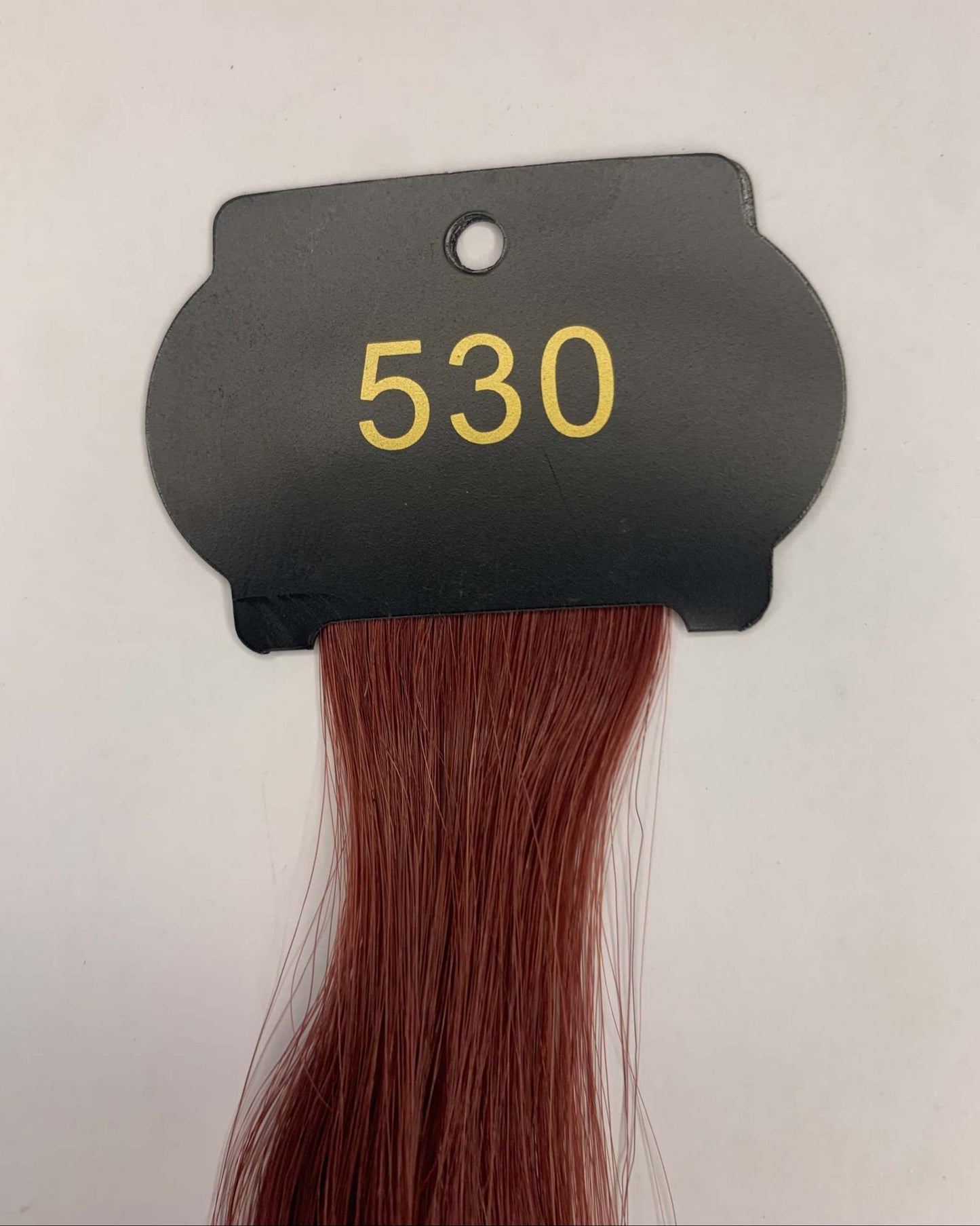 6D Hair Extensions in shade 530, 26 inches long, human hair, durable and low maintenance.