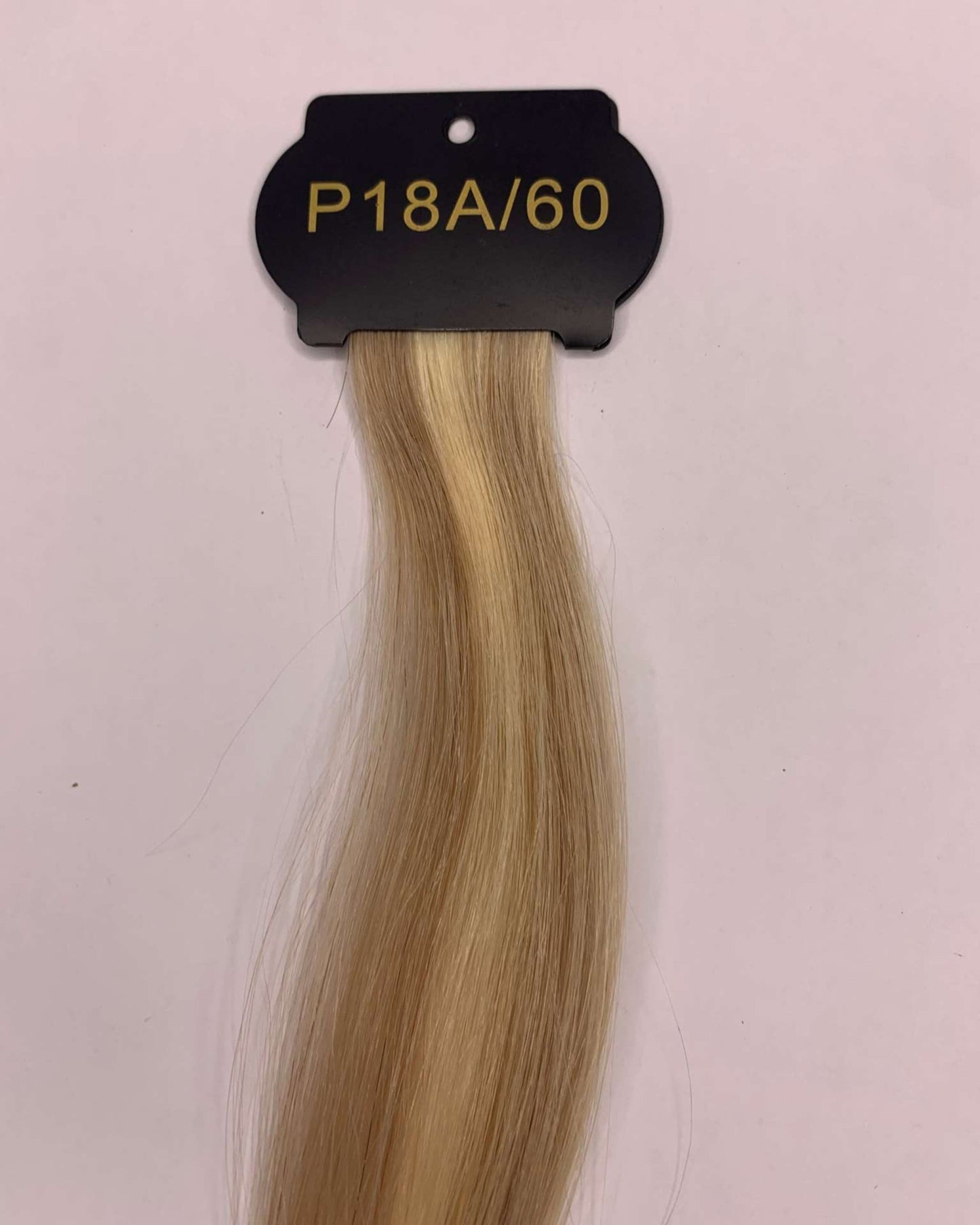 26 Inch 6D Hair Extensions strand showing color P18A/60.
