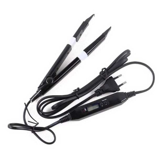 V light hair extension removal tool with cord and digital display, ideal for safe keratin bond removal.